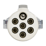 CABLE ELECTRICO 7 PIN PUR(POLIURETANO) CON ENCHUFE DE METAL TIPO S 3.5 METROS - Imagen 3