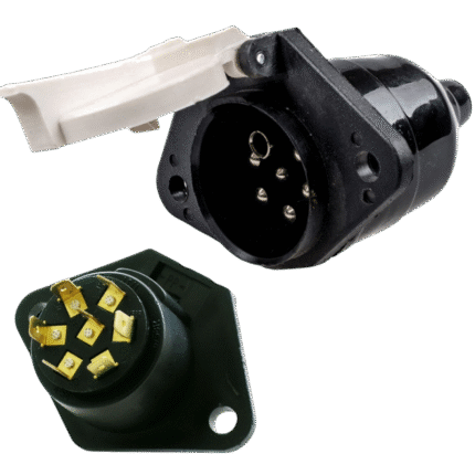 TOMA ELECTRICA TIPO S 24V CON TERMINALES