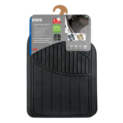 ALFOMBRAS UNIVERSAL PVC KYOTO 4 PIEZAS