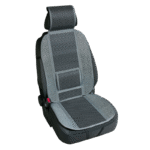 RESPALDO ASIENTO EN FIBRA DE BAMBU NATURAL CON REFUERZO LUMBAR GRIS - Imagen 3