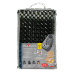 RESPALDO ASIENTO BOLAS MADERA "SAMURAI" GRIS - Imagen 3