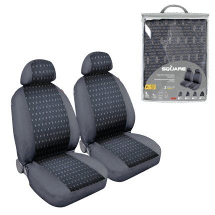 FUDAS DE ASIENTO DELANTERO CON REPOSACABEZAS UNIVERSALES AZUL