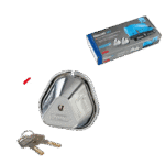 KIT DOS CERRADURAS ADICIONALES PARA PUERTAS DE VEHICULOS (2 LLAVES INCLUIDAS)