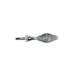 INTERMITENTE LED CROMO MODELO STORM 12V HOMOLOGACION E - Imagen 3