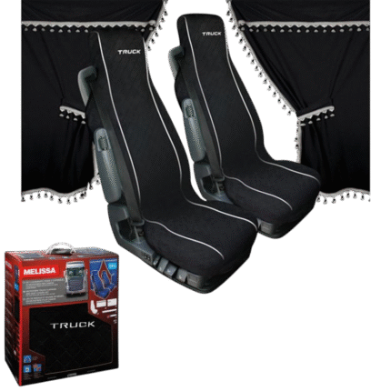 CORTINAS Y FUNDAS DE ASIENTO PARA CAMION AZUL MELISSA