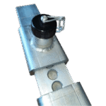 CIERRE SEGURIDAD CAMION Y CONTAINER FASEBA 28,8-47,8 CM HIERRO GALVANIZADO - Imagen 4