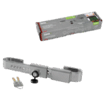 CIERRE SEGURIDAD CAMION PUERTA TRASERA 22-43 CM ACERO CROMADO