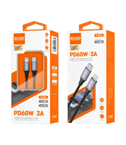PD Cable Nylon USB-C a Lightning 1.2M 3A - C85A