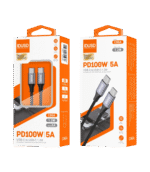 Cable Nylon PD USB-C a USB-C 1.2M 5A - C86A