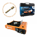 COCINA PORTÁTIL DE GAS FASEBA HOMOLOGADA CON ADAPTADOR PARA BOMBONAS DE BUTANO Y PROPANO