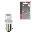 LAMPARA T4W 1 LED BLANCO 24V BA9S (BLISTER 2 UNIDADES)