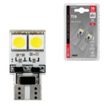 LAMPARA T10 HYPER LED BLANCO 24V 4SMD 3 CHIP W2,1X9,5D (BLISTER 2 UNIDADES)