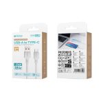Cable USB a Tipo-C 3.4A 1m – Blanco - Imagen 3