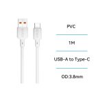 Cable USB a Tipo-C 3.4A 1m – Blanco