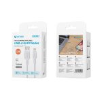 Cable USB a Lightning 3.4A 1m – Blanco - Imagen 3